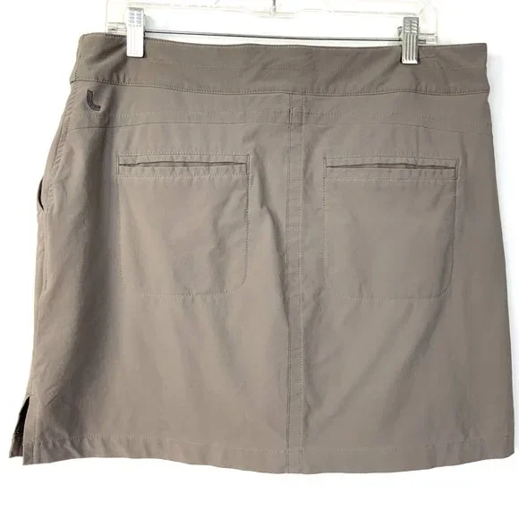 LOLE Cassyope Activewear Golf Skort Taupe Gray Sz 12 - Picture 3 of 16